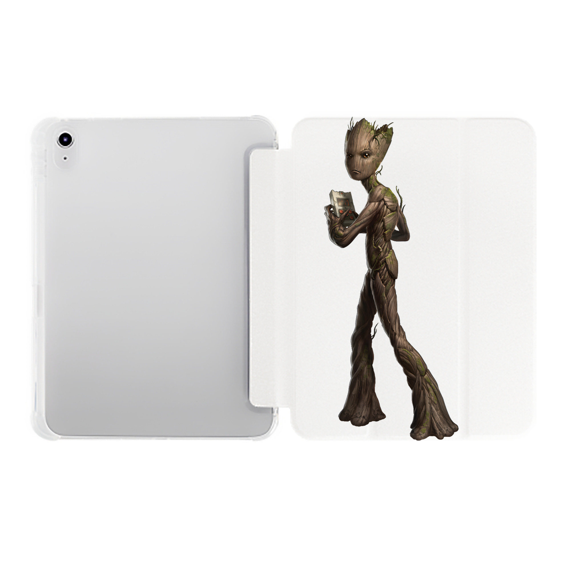 （画像用） アベンジャーズ The Avengers IPad ケース ペン収納付き 三つ折りスタンド PUレザー×シリコン 対応機種9.5/10.5/10.9インチ